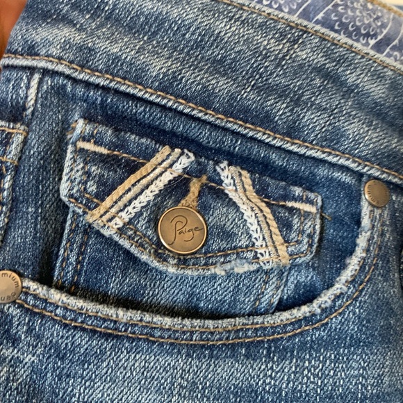 FINAL PRICE Paige Premium Denim Fairfax Cropped Jeans 30 - Picture 8 of 12